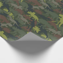 Presente de Aniversário Camuflado com Silhueta de