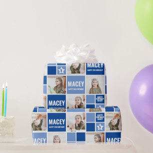 Papel De Presente Presente de Aniversário com Foto Personalizada
