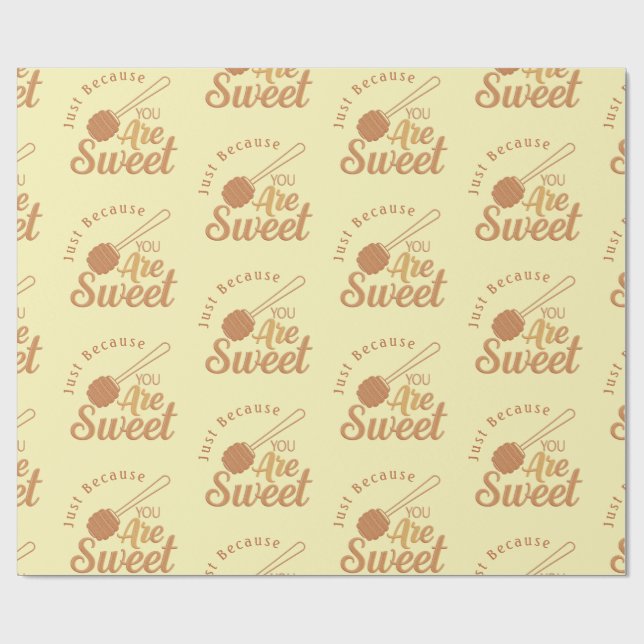 Papel De Presente Presente de aniversário de mel para convidados bon (Aberto)