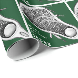 Papel De Presente Presente de aniversário do Lacrosse Sports