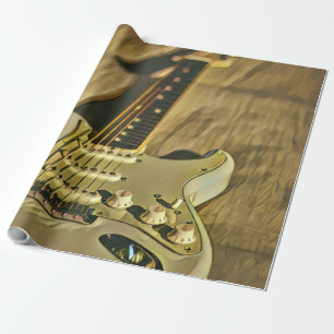 Papel De Presente Presente de aniversário guitarrista