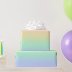 Papel De Presente Presente de Aniversário Pastel Cheio de Cores com
