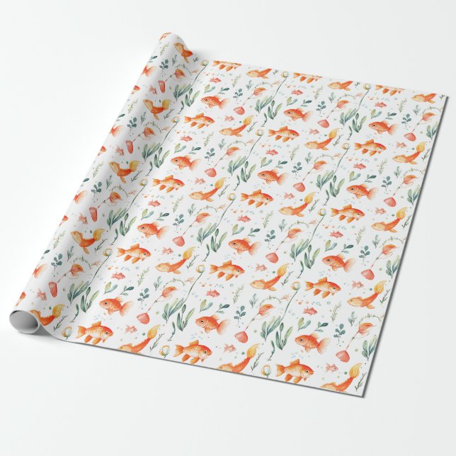Papel De Presente Presente de Aniversário | Pescar o Dia Todo (Desenrolado)