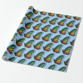 Papel De Presente Presente de Apreciação do Aplicativo ASD Borboleta