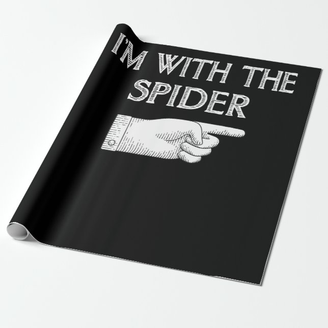 Papel De Presente Presente de aranha | Estou com a fantasia de aranh (Desenrolado)