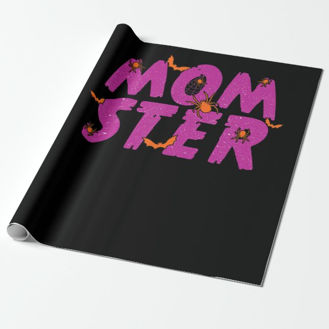 Papel De Presente Presente de aranha | Rede De Aranha MOMSTER E Hall (Desenrolado)