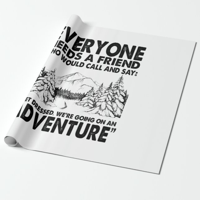 Papel De Presente Presente de Camper | Todos Precisam De Um Aniversá (Desenrolado)