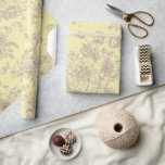 Papel De Presente Presente de Chinoiserie Amarelo Amanteigado<br><div class="desc">Papel de Presente de Chinoiserie Amarelo Amanteigado.  Elegante.</div>