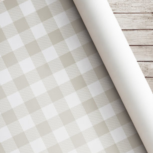 Papel De Presente Presente de controlo de Beige Buffalo