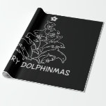 Papel De Presente Presente de Dolphin Lover| Dolphin Merry Christmas<br><div class="desc">Presente de Dolphin Lover| Dolphin Merry Christmas Tree</div>