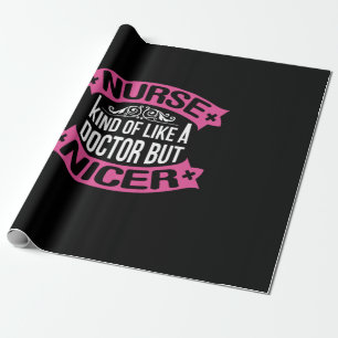 Papel De Presente Presente de Enfermeira   Enfermeiro Como Um Médico