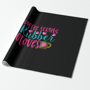 Papel De Presente Presente de Enfermeira Luvas de Borracha para Es
