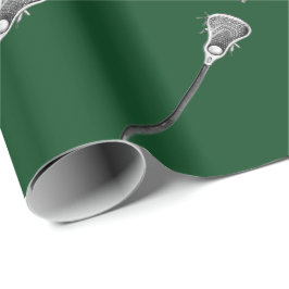 Papel De Presente Presente de Esportes de Lacrosse