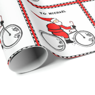 Papel De Presente Presente de Feriado Cíclico Personalizado