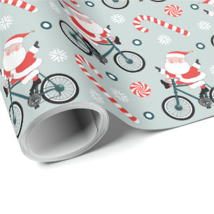 Papel De Presente Presente de Feriado de Ciclismo
