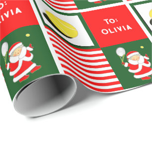 Papel De Presente Presente de Férias de Tênis Personalizado