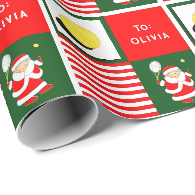Papel De Presente Presente de Férias de Tênis Personalizado (Ponta do rolo)