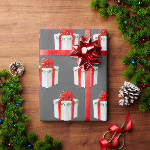 Papel De Presente Presente de Férias Feliz Natal