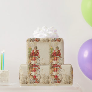 Papel De Presente Presente de Férias Feliz Natal Design