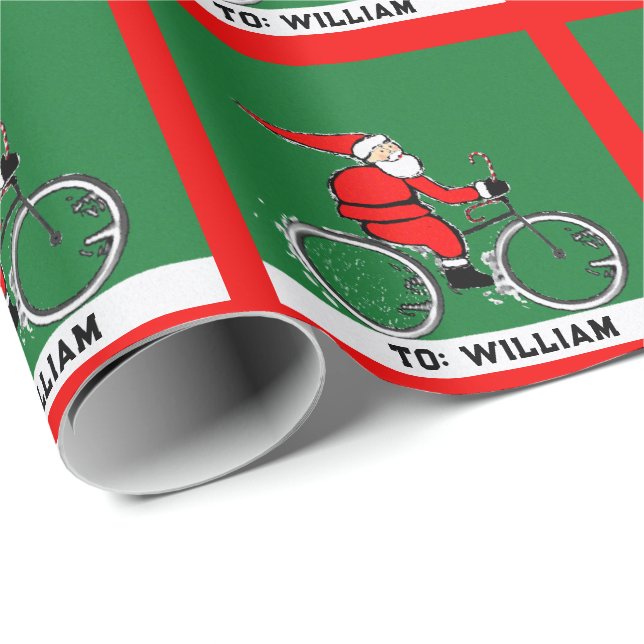 Papel De Presente Presente de Férias para Ciclista (Ponta do rolo)