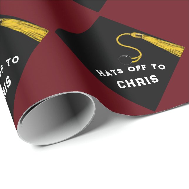 Papel De Presente Presente de Graduação (Ponta do rolo)