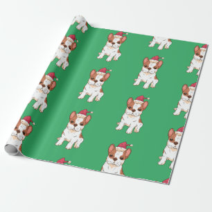 Papel De Presente Presente de Hollidays de Cão-Bulldog Francês de