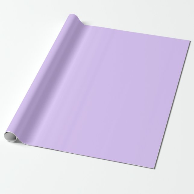 Papel De Presente Presente de Lavanda sólida (Desenrolado)
