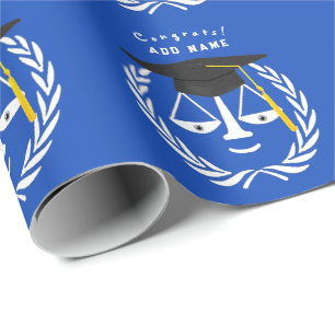 Papel De Presente Presente de Licenciação na Faculdade de Direito Cr