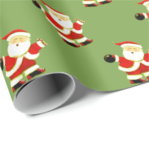 Papel De Presente Presente de Natal da boliche