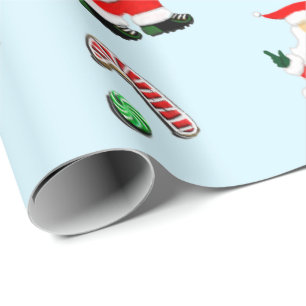 Papel De Presente Presente de Natal de Baseball