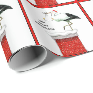 Papel De Presente Presente de Natal de Bebê de Dezembro