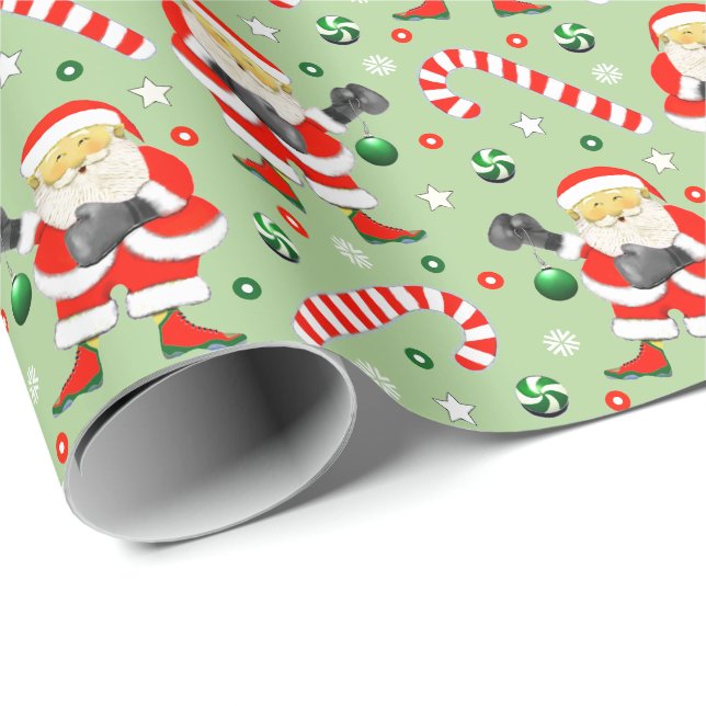 Papel De Presente Presente de Natal de Boxe (Ponta do rolo)