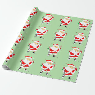 Papel De Presente Presente de Natal de Golf