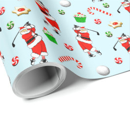 Papel De Presente Presente de Natal de Golfe