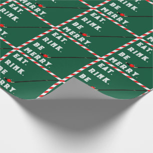 Papel De Presente Presente de Natal de Hockey