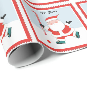 Papel De Presente Presente de Natal de Hóquei em Campo Personalizado
