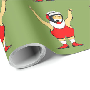 Papel De Presente Presente de Natal de Luta Livre