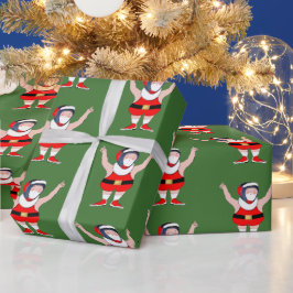 Papel De Presente Presente de Natal de luta Wrestler