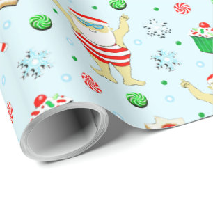 Papel De Presente Presente de Natal de Natação