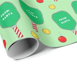 Papel De Presente Presente de Natal de Pickleball