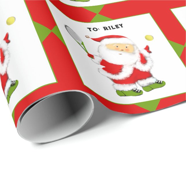 Papel De Presente Presente de Natal de Tênis (Ponta do rolo)