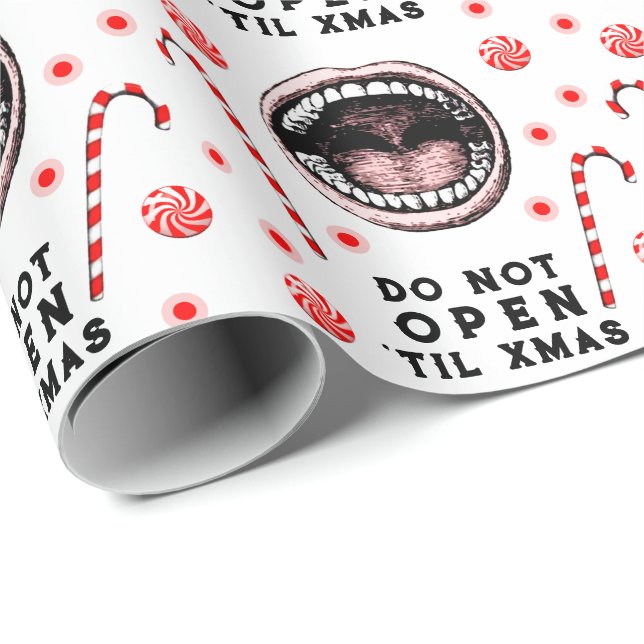 Papel De Presente Presente de Natal do Dentista (Ponta do rolo)