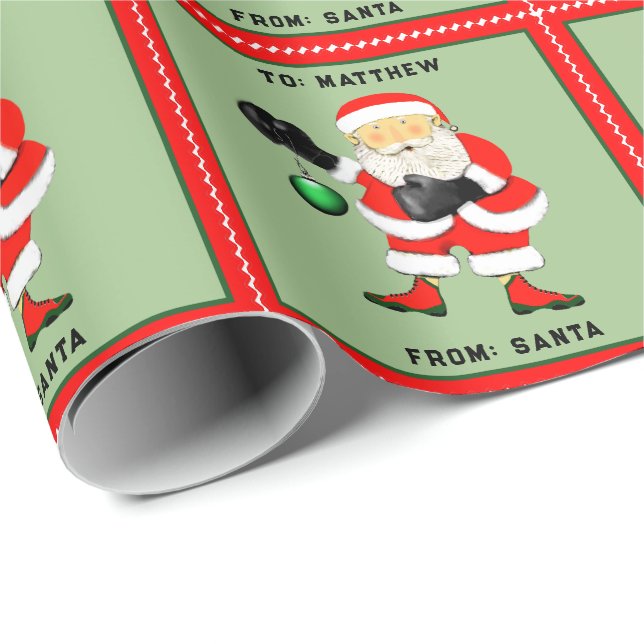 Papel De Presente Presente de Natal Engraçado de Boxe (Ponta do rolo)