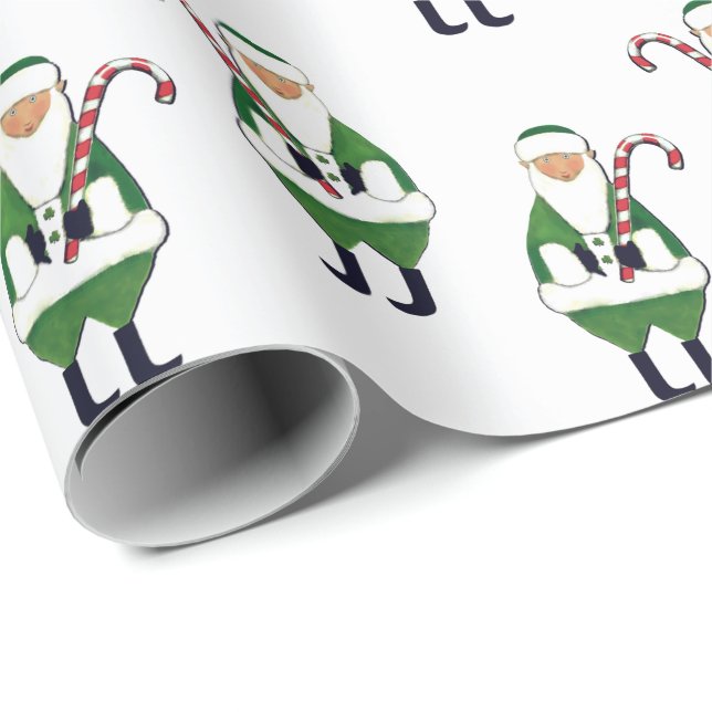 Papel De Presente Presente de Natal Irlandês (Ponta do rolo)