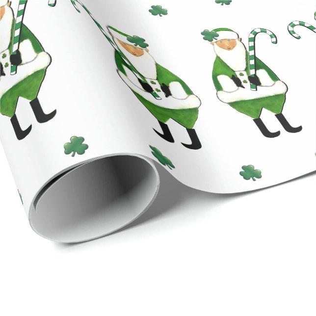 Papel De Presente Presente de Natal irlandês (Ponta do rolo)
