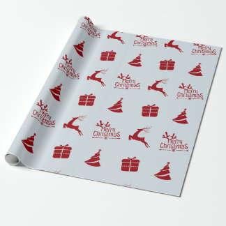 Papel De Presente Presente de natal moderno e mínimo de inverno