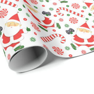 Papel De Presente Presente de Natal para Jogador de Vídeo