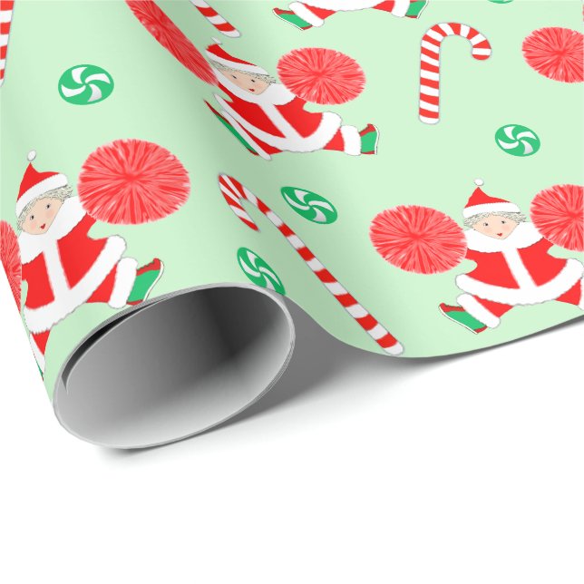 Papel De Presente Presente de Natal para Líder de Torcida (Ponta do rolo)