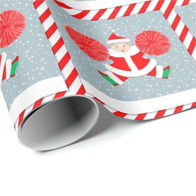 Papel De Presente Presente de Natal para Líder de Torcida Criativa (Ponta do rolo)