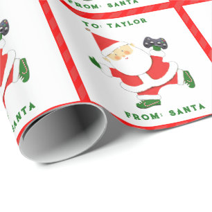 Papel De Presente presente de Natal para vídeo-gamer